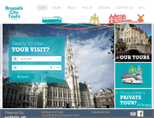 Tablet Screenshot of brussels-city-tours.com
